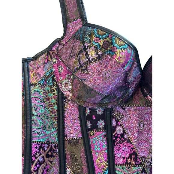 Kimring Corset Bustier Top Womens XL Multicolor - Picture 2 of 8